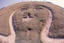 Cerne Abbas Giant, Dorset, 20th century. Artist: CM Dixon