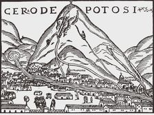 Cerro de Potosí, 1552. Creator: Cieza de León; Pedro de (1522-1554)