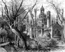 Certosa di Pavia or Charterhouse of Pavia, Lombardy, Italy, 19th century