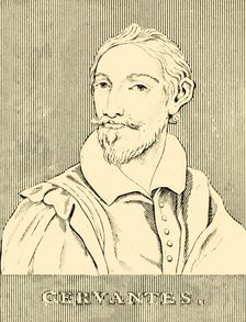 Cervantes (1547-1616), 1830. Creator: Unknown