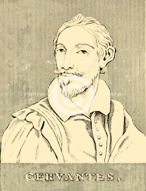 'Cervantes',  (1547-1616), 1830. Creator: Unknown.