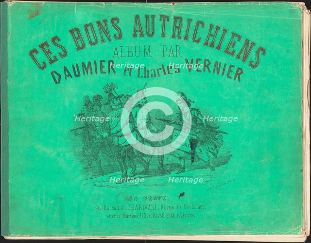Ces Bons Autrichiens, published 1859. Creator: Honore Daumier.