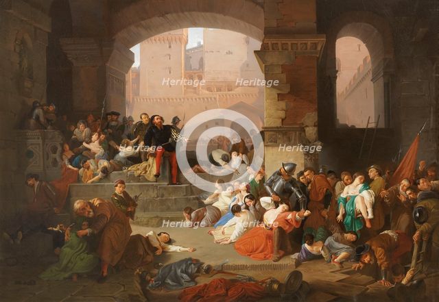 Cesare Borgia in Capua, 1853. Creator: Morelli; Domenico (1826-1901).