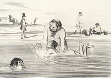 C'est un petit diable un vrai Dauphin..., 1839. Creator: Honore Daumier