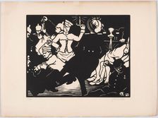 C'est la guerre (It's the war), 1915-1916. Creator: Vallotton, Felix Edouard (1865-1925)