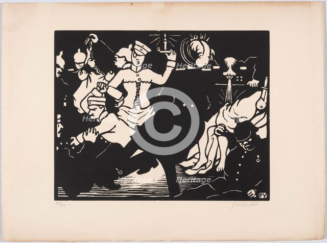 C'est la guerre (It's the war), 1915-1916. Creator: Vallotton, Felix Edouard (1865-1925).