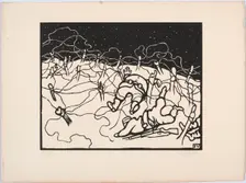 C'est la guerre (It's the war), 1915-1916. Creator: Vallotton, Felix Edouard (1865-1925)