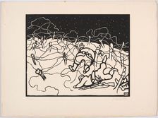 C'est la guerre (It's the war), 1915-1916. Creator: Vallotton, Felix Edouard (1865-1925)