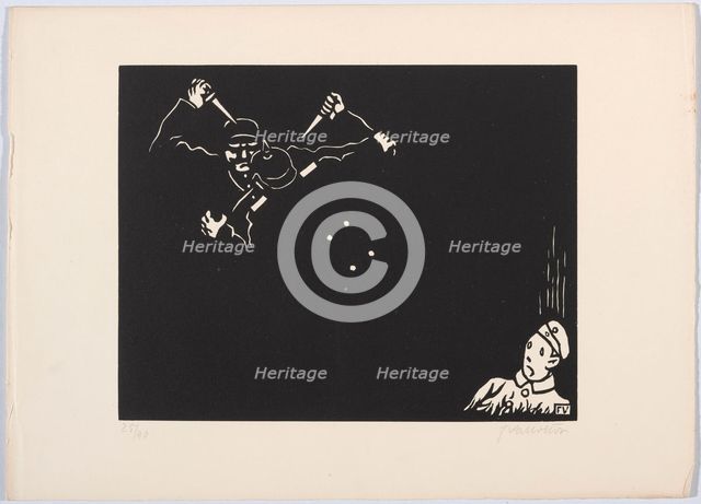 C'est la guerre (It's the war), 1915-1916. Creator: Vallotton, Felix Edouard (1865-1925).