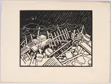 C'est la guerre (It's the war), 1915-1916. Creator: Vallotton, Felix Edouard (1865-1925)
