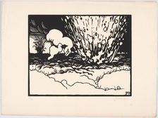 C'est la guerre (It's the war), 1915-1916. Creator: Vallotton, Felix Edouard (1865-1925)