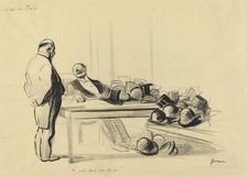 C'est la Paix. Tu vois pas un kepi!, c. 1919. Creator: Jean Louis Forain