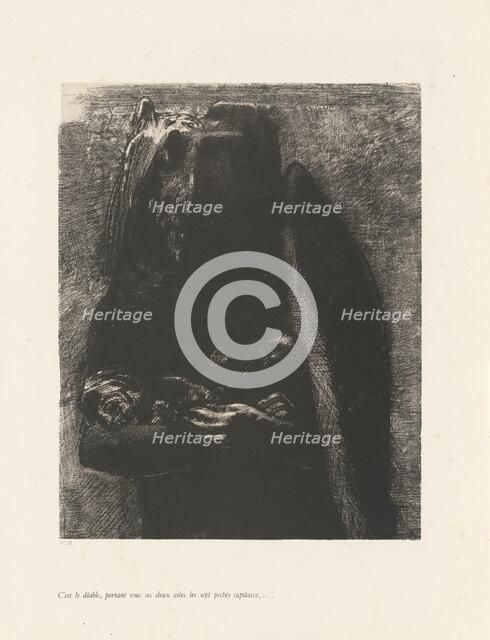 C'est le Diable, 1888. Creator: Odilon Redon.