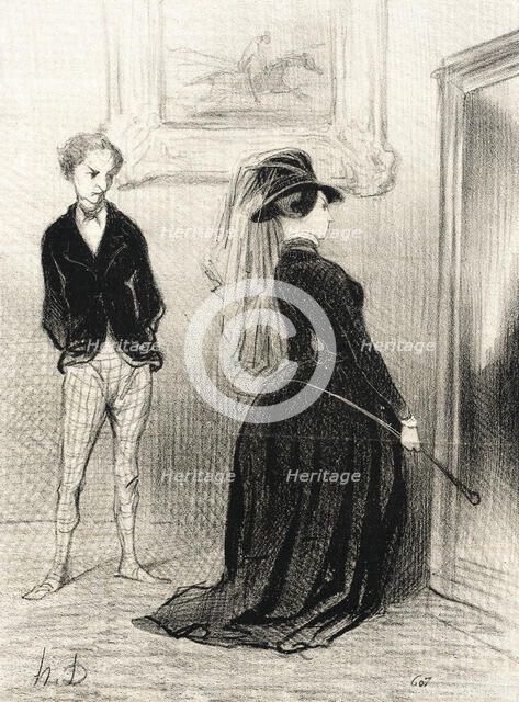 C'est singulier, il ne me vient plus d'idées maintenant.., 1844. Creator: Honore Daumier.