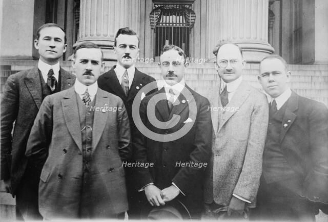 C.F. Horner, F.R. Wilson, Clarkson Potter, L.B. Franklin, R.W. Emerson..., between c1915 and c1920. Creator: Bain News Service.