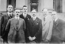 C.F. Horner, F.R. Wilson, Clarkson Potter, L.B. Franklin, R.W. Emerson..., between c1915 and c1920. Creator: Bain News Service