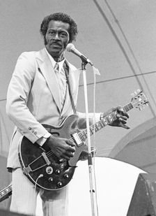 Chuck Berry, Capital Jazz, Alexandra Palace, London, 1979. Artist: Brian O'Connor