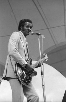 Chuck Berry, Capital Jazz , Alexandra Palace, London, 1979. Artist: Brian O'Connor