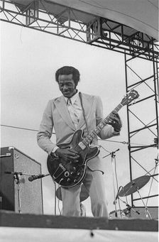 Chuck Berry, Capital Jazz , Alexandra Palace, London, 1979. Artist: Brian O'Connor