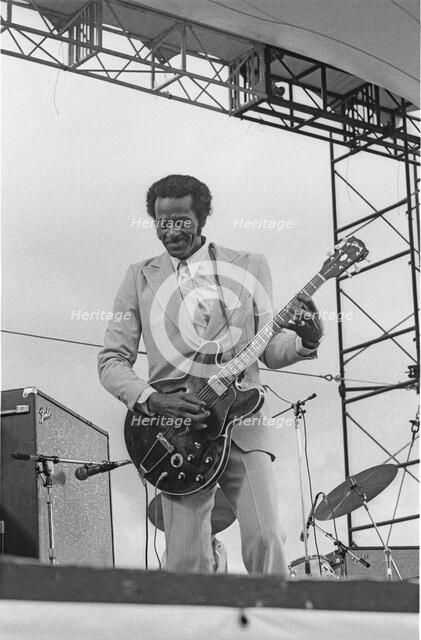 Chuck Berry, Capital Jazz , Alexandra Palace, London, 1979. Artist: Brian O'Connor.
