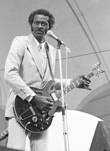 Chuck Berry, Capital Jazz, Alexandra Palace, London, 1979. Artist: Brian O'Connor