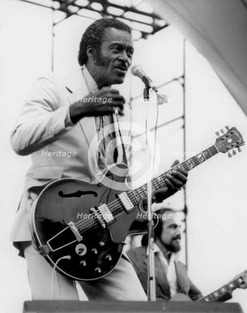 Chuck Berry, Capital Jazz Festival, London, 1979. Creator: Brian Foskett.
