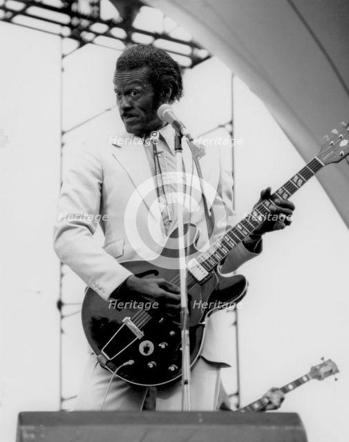 Chuck Berry, Capital Jazz Festival, London, 1979. Creator: Brian Foskett.