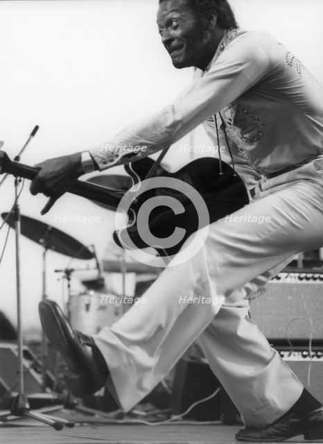 Chuck Berry, Capital Jazz Festival, London, 1979. Creator: Brian Foskett.