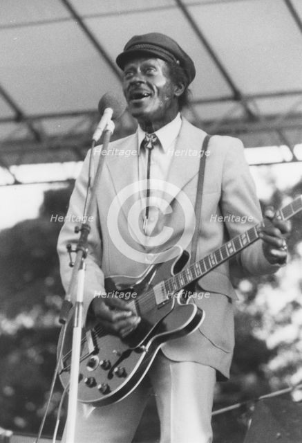 Chuck Berry, Capital Radio Jazz Festival, London, 1979. Creator: Brian Foskett.