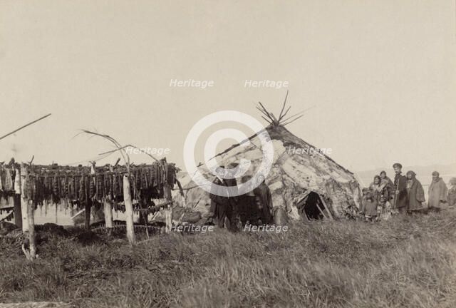 Chukchi Yurt and Fish-Curing, 1889. Creator: Unknown.