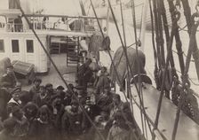 Chukchi Aboard a Clipper Ship, 1889. Creator: Unknown