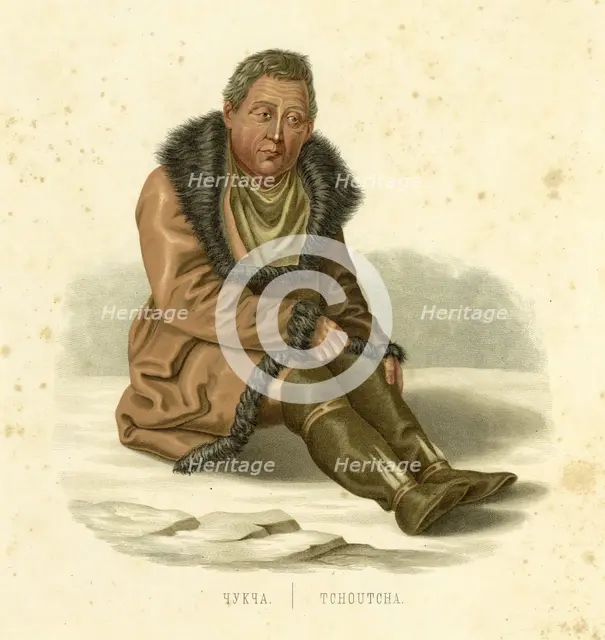 Chukchi Man, 1856. Creator: Ivan Dem'ianovich Bulychev.