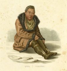 Chukchi Man, 1856. Creator: Ivan Dem'ianovich Bulychev