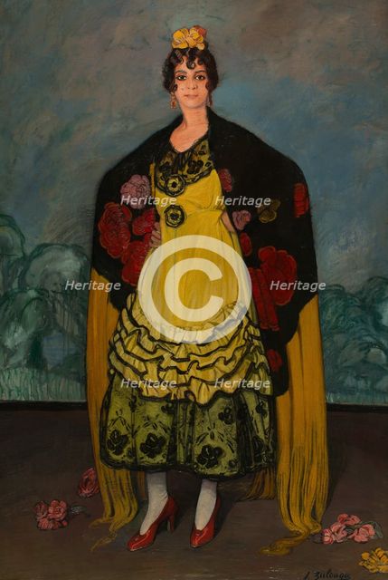 Chulilla, 1918. Creator: Zuloaga y Zabaleto, Ignacio (1870-1945).