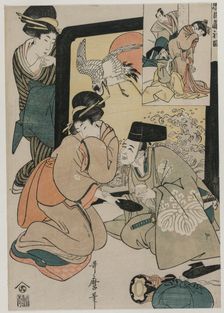 Chushingura: Act I of The Storehouse of Loyalty, late 1790s. Creator: Kitagawa Utamaro (Japanese, 1753?-1806)