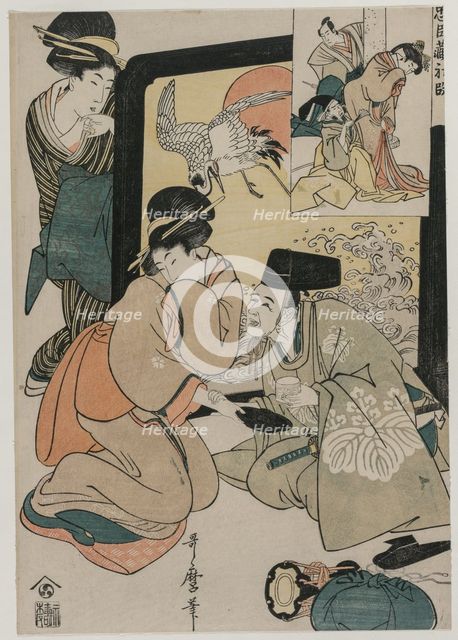 Chushingura: Act I of The Storehouse of Loyalty, late 1790s. Creator: Kitagawa Utamaro (Japanese, 1753?-1806).