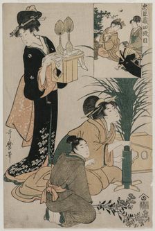 Chushingura: Act IV of The Storehouse of Loyalty, late 1790s. Creator: Kitagawa Utamaro (Japanese, 1753?-1806)