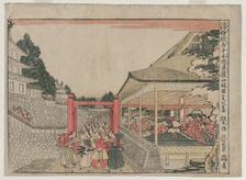 Chushingura: Act IV (from the series Perspective Pictures for The Treasure House of Loyalty), c. 179 Creator: Kitao Masayoshi (Japanese, 1761-1824)