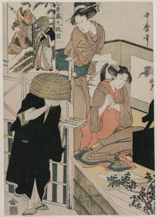 Chushingura: Act IX of The Storehouse of Loyalty, late 1790s. Creator: Kitagawa Utamaro (Japanese, 1753?-1806)