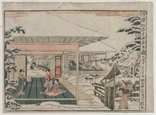 Chushingura: Act IX (from the series Perspective Pictures for The Treasure House of Loyalty), c. 179 Creator: Kitao Masayoshi (Japanese, 1761-1824)