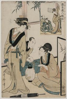 Chushingura: Act VI of The Storehouse of Loyalty, late 1790s. Creator: Kitagawa Utamaro (Japanese, 1753?-1806)