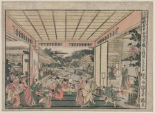 Chushingura: Act VII (from the series Perspective Pictures for The Treasure House of Loyalty), c. 17 Creator: Kitao Masayoshi (Japanese, 1761-1824)
