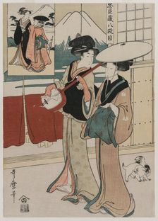 Chushingura: Act VIII of The Storehouse of Loyalty, late 1790s. Creator: Kitagawa Utamaro (Japanese, 1753?-1806)