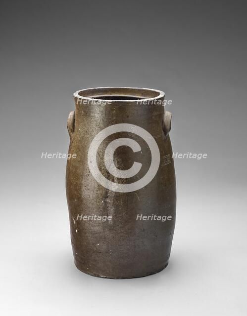 Churn, 1854 - about 1860. Creator: Uhl Pottery.