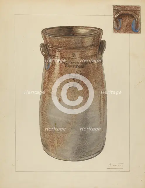 Churn, 1935/1942. Creator: Frank Fumagalli.