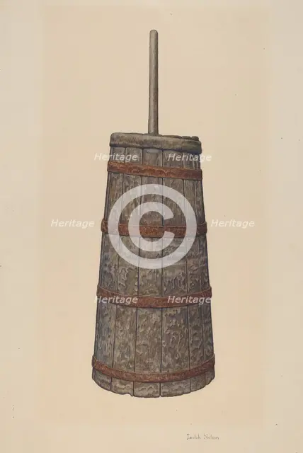 Churn, 1935/1942. Creator: Lelah Nelson.