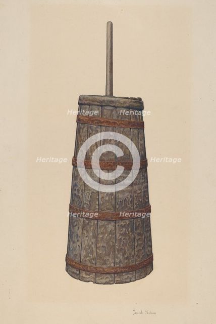 Churn, 1935/1942. Creator: Lelah Nelson.