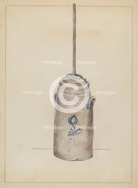 Churn, 1935/1942. Creator: Mary Berner.