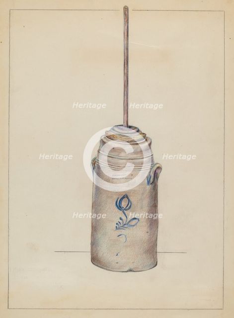 Churn, 1935/1942. Creator: Mary Berner.
