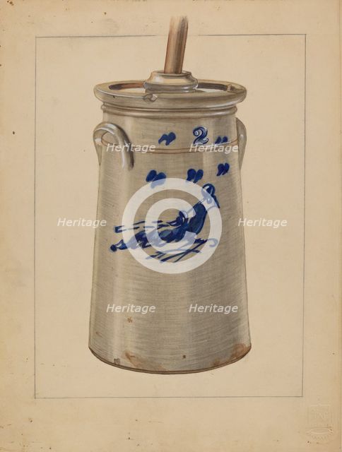Churn, 1936. Creator: Charles Caseau.